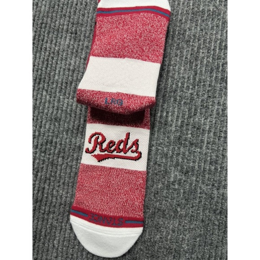 New Stance MLB Cincinnati‎ Reds 2024 Closer Crew Socks Casual Mens Large 9-13 - Picture 4 of 6